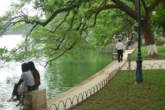 Around Hoan Kiem lake