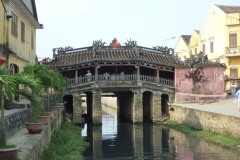 Old Japanese covered bridge