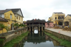 Old Japanese covered bridge