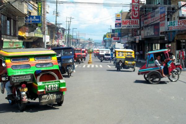 Tricycles in Tagbilaran